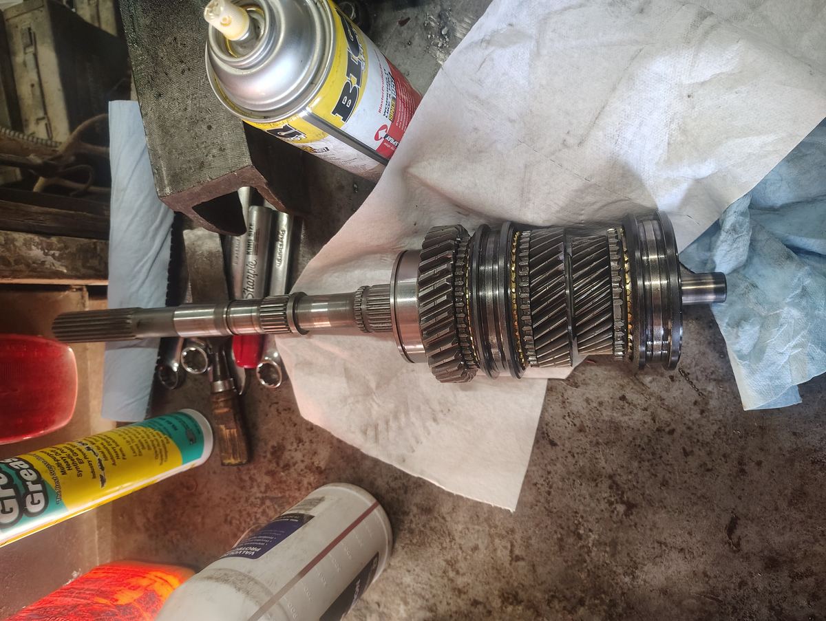 More transmission parts on the shop bench